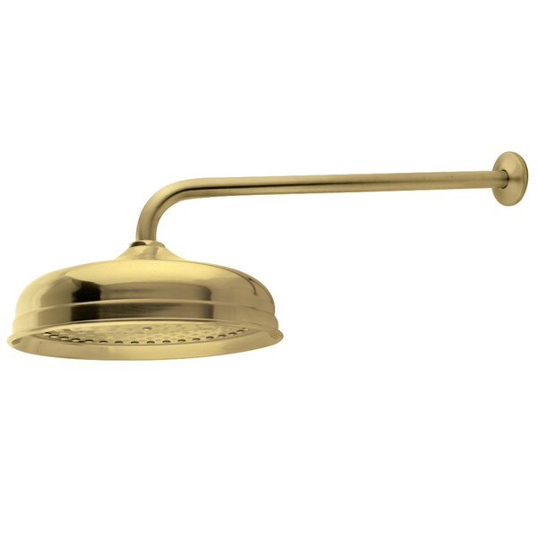 Showerscape K225K17 10-Inch Showerhead with 17-Inch Shower Arm, Brushed Brass K225K17 - main